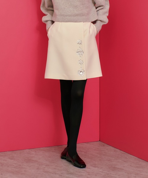 「LOULOU WILLOUGHBY」 スカート 2 ブラック レディース_画像2