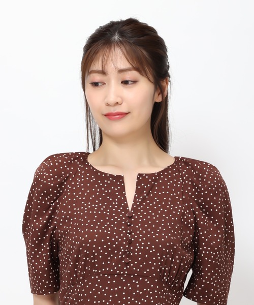 「MISCH MASCH」 半袖ワンピース M ホワイト レディース_画像7