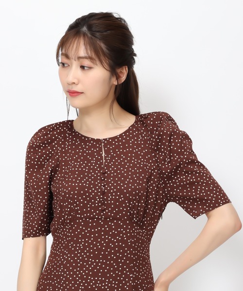 「MISCH MASCH」 半袖ワンピース M ホワイト レディース_画像9