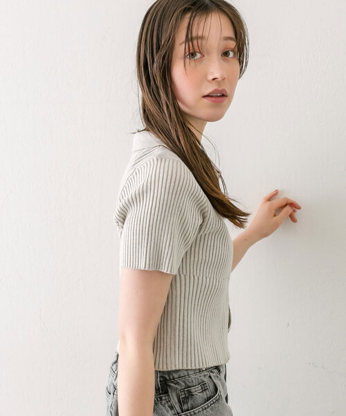 「OLIVE des OLIVE」 ニットカーディガン FREE ミント レディース_画像3