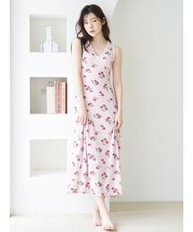 SNIDEL HOME パジャマ ルームウェア チェリーワンピース レディース