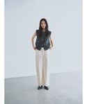ワイドパンツ パンツ ウエストゴムワイドイージ...の詳細画像1