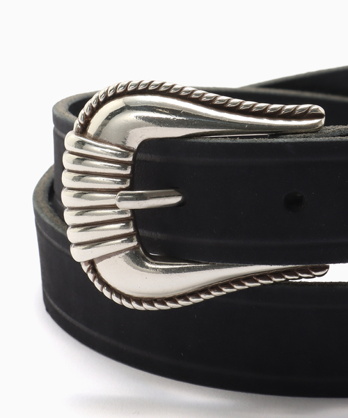 TORY LEATHER（トリーレザー） ベルト 別注 スリーピース シルバー
