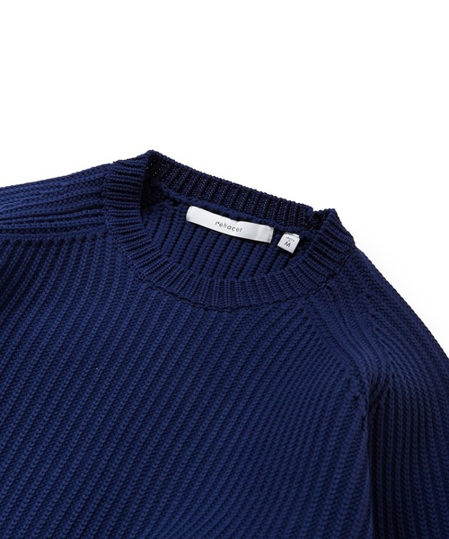 セーター ニット rehacer : Flix Ridge Crew Knit / フリックス リッジ クルー ニット メンズ レディース