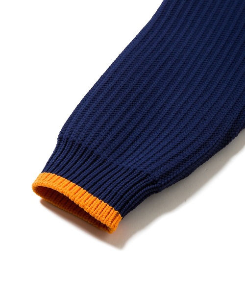 セーター ニット rehacer : Flix Ridge Crew Knit / フリックス リッジ クルー ニット メンズ レディース