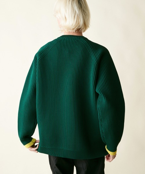 rehacer セーター ニット : Flix Ridge Crew Knit / フリックス リッジ 