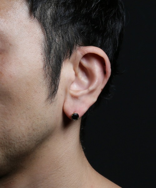 SYMPATHYOFSOUL K18 オニキス　ピアス K18 オニキス ピアス | JEWEL de KOU