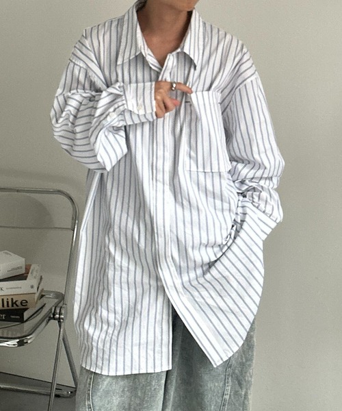 CREARE -LINO- シャツ ビックポケット オーバーサイズ ルーズ