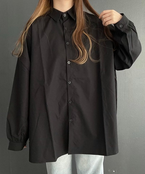 ブラウス シャツ シンプルオーバーシャツ レディース : ZOZOTOWN Yahoo