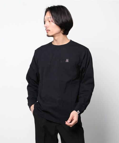 A BATHING APE（アベイシングエイプ） tシャツ SHARK ONE POINT L/S