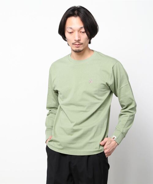 A BATHING APE（アベイシングエイプ） tシャツ SHARK ONE POINT L/S