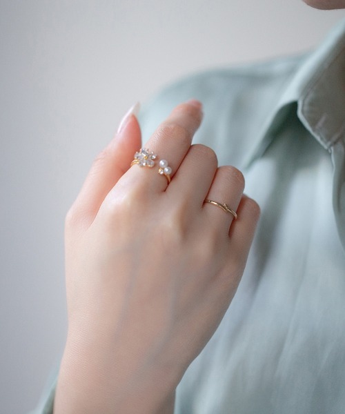 BLOOM（ブルーム） 指輪 リング シルバー キュービックジルコニア