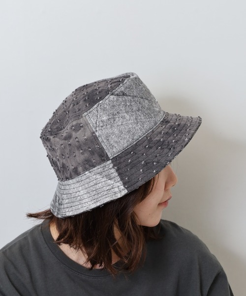 BIGサイズ　KANGOL　デニムバケットハット　クレイジー　XLサイズ　ブルー KANGOL カンゴール デニム ハット バケットハット バケハ 帽子