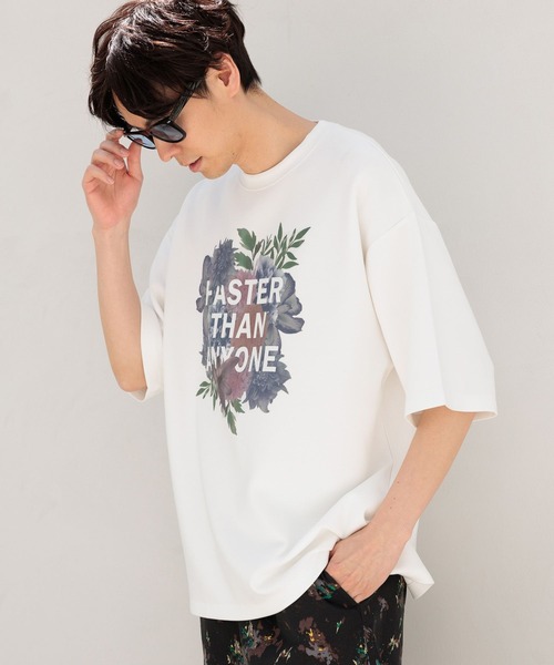 LAKOLE tシャツ フラワーレタープリントT半袖 / 113361 メンズ
