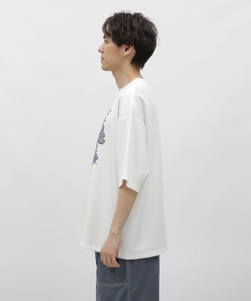 LAKOLE tシャツ フラワーレタープリントT半袖 / 113361 メンズ