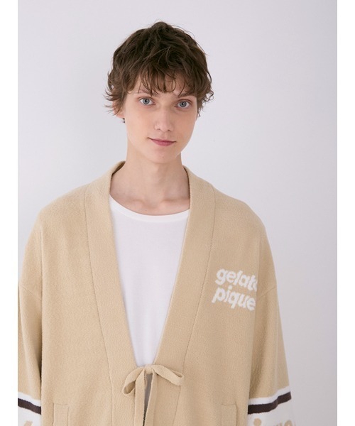 パジャマ 「HOMME」エアモコロゴジャガードピケチャン メンズ L パジャマ 「HOMME」エアモコロゴジャガードピケチャン メンズ L