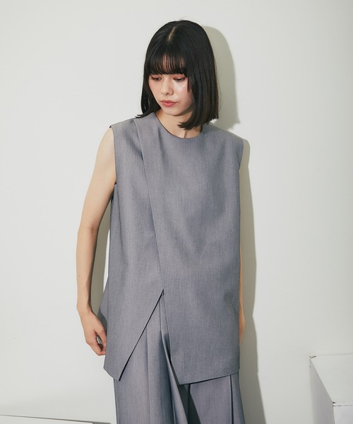 SMILE ORCHID セットアップ バックジップアシンメトリージレ