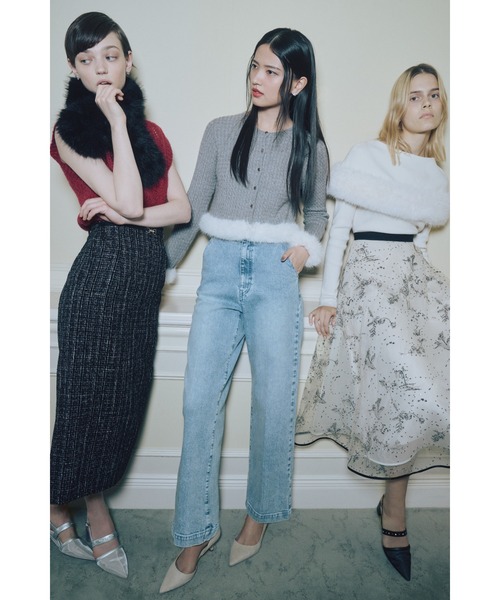 CELFORD 24AW ストレートデニムパンツ GRY CELFORD ジーンズ デニム デニムパンツ ストレートデニムパンツ