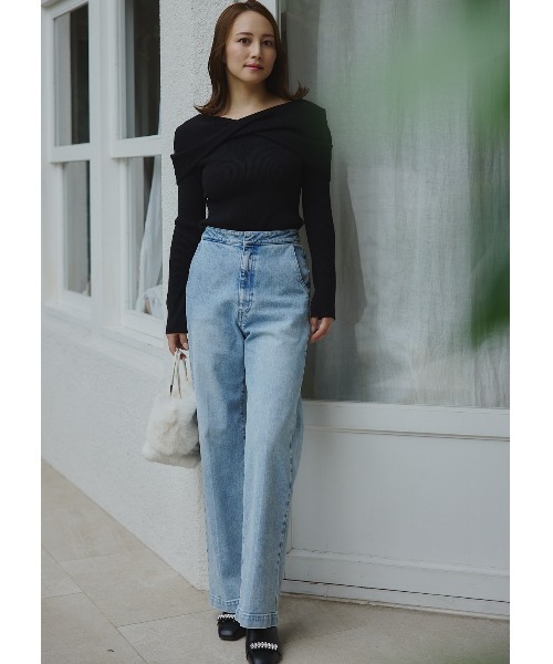 ストレートデニムパンツ(ロングパンツ)｜PANTS（パンツ