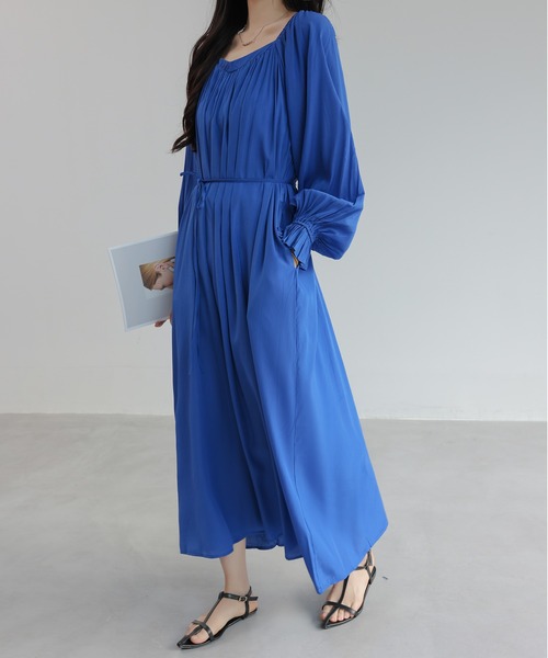 ワンピース オフショルダー長袖ロングワンピース : ZOZOTOWN Yahoo!店