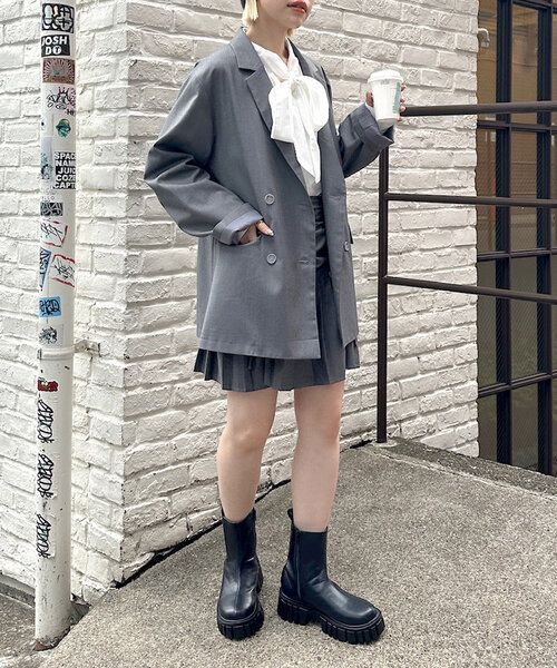 w closet（ダブルクローゼット） スカート 「セットアップ対応」リボン