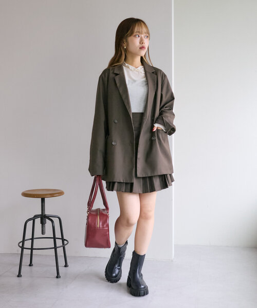 w closet（ダブルクローゼット） スカート 「セットアップ対応」リボン