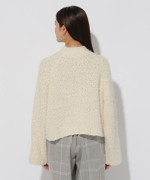 ニット セーター フェザーハイネックショートプルオーバー/127390 レディース Elura ニット セーター フェザーハイネックショートプルオーバー