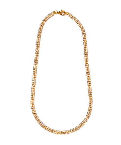ネックレス 「les bon bon」princess double necklace gold BOB601 レディースの画像