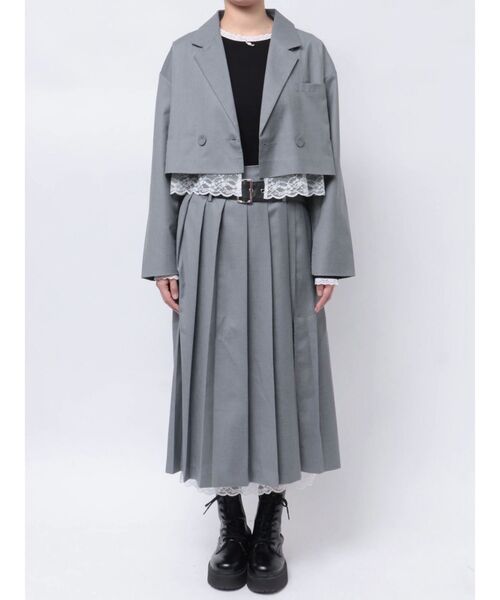 jouetie（ジュエティ） ジャケット テーラードジャケット ヘムレース