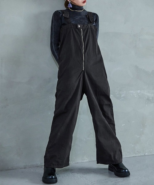 【初回限定お試し価格】 Letter Fashion サロペット センター 「M-4L」 オーバーオール トップス
