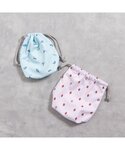 ポーチ いちご・恐竜柄コップ巾着 キッズ 子供...の詳細画像1