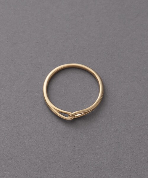 COCOSHNIK K10ピンキーリング 3号 K10ガドルーンカット ピンキーリング（リング） | COCOSHNIK（ココシュ