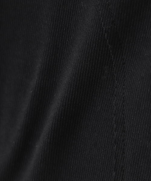 WHITELAND tシャツ WHITELAND/ホワイトランド/RIB STAND ZIP LS
