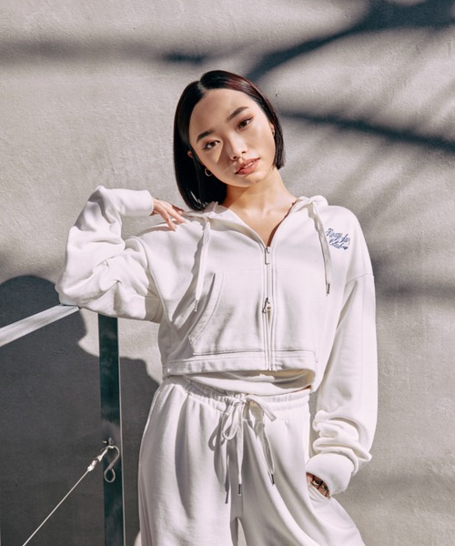 ROXY パーカー SUN CHASERS ZIP/ロキシーショート丈ダブルジップ