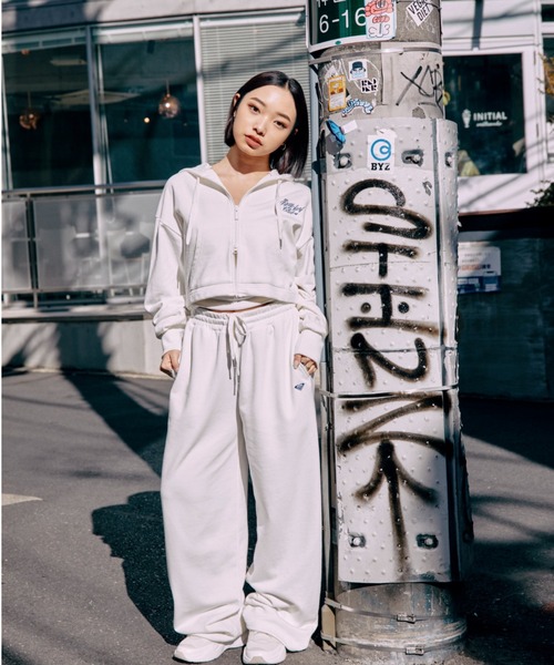ROXY パーカー SUN CHASERS ZIP/ロキシーショート丈ダブルジップ
