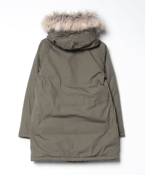 【とても美品】WSサイズ ノースフェイス パープルレーベル モッズコート THE NORTH FACE PURPLE LABEL 「THE LABEL」 モッズコート WS グリーン