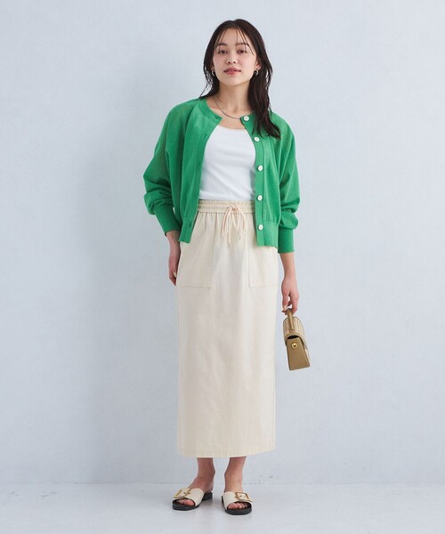 【green label relaxing 】セットアップ スカートオフィス L green label relaxing スカート 「size SHORT/TALLあり