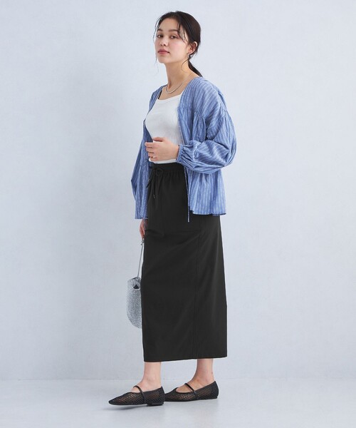 ※お値下げ【美品】green label relaxing 黒 タイトスカート 美品】-green label relaxing-グロッシー タイトスカート - メルカリ