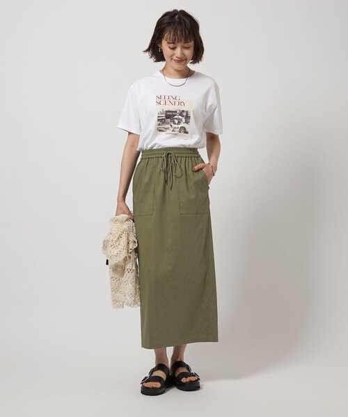green label relaxing スカート 「size SHORT/TALLあり