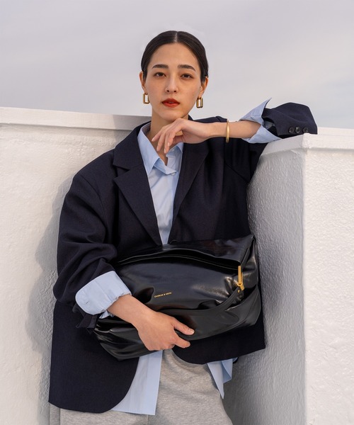 追跡★Charles&Keith Sianna ショルダーバッグ CHARLES & KEITH◇Sianna チェーンショルダーバッグ◇送料込