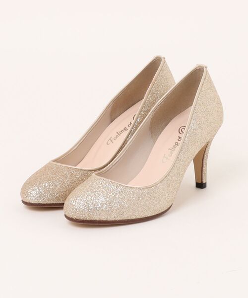 日本製Feeling of yui 布パンプス　ヒールパンプス　ヒール3cm 日本製Feeling of yui 布パンプス ヒールパンプス ヒール3cm