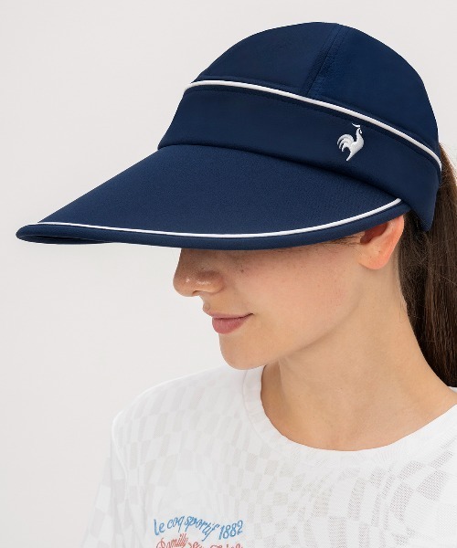 レディスサンバイザー ２点セット le coq sportif サンバイザー 2WAYバイザー レディース