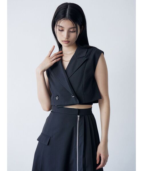 MURUA（ムルーア） ワンピース リングボタンテーラードワンピース