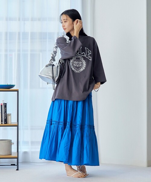 coen（コーエン） スカート MARKET（マーケット）タック ティアード