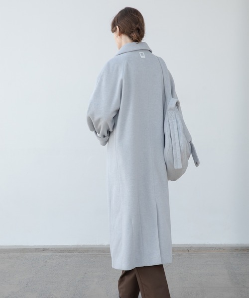 「EKCOOKIES」 チェスターコート L グレイッシュベージュ レディース_画像8