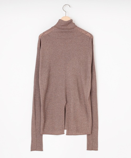 「COLLAGE GALLARDAGALANTE」 タートルネックニット FREE モカ レディース_画像3
