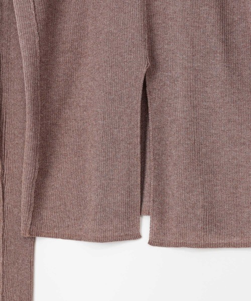 「COLLAGE GALLARDAGALANTE」 タートルネックニット FREE モカ レディース_画像6