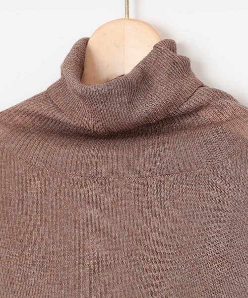 「COLLAGE GALLARDAGALANTE」 タートルネックニット FREE モカ レディース_画像7