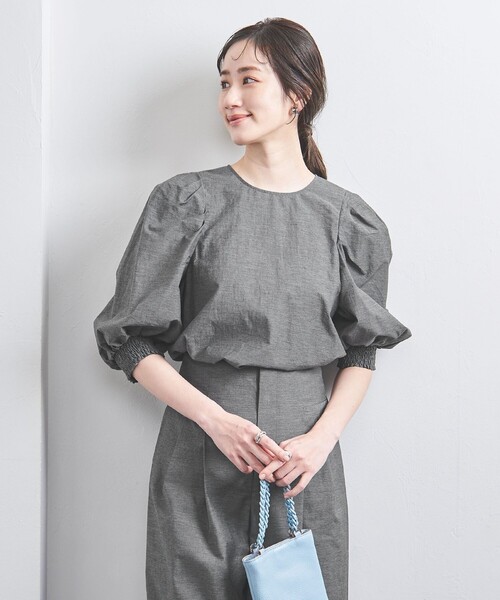 UNITED ARROWS ブラウス シャツ MANTECO パフスリーブ