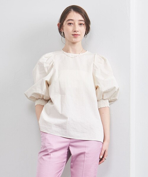 UNITED ARROWS ブラウス シャツ MANTECO パフスリーブ